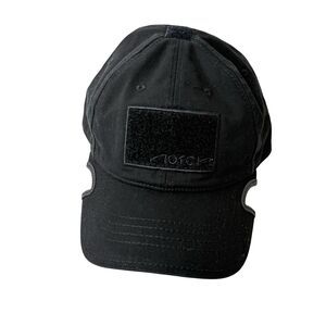 Notch Classic Premium Operator Cap Black Hook Loop Tactical Patch Hat Adjustable